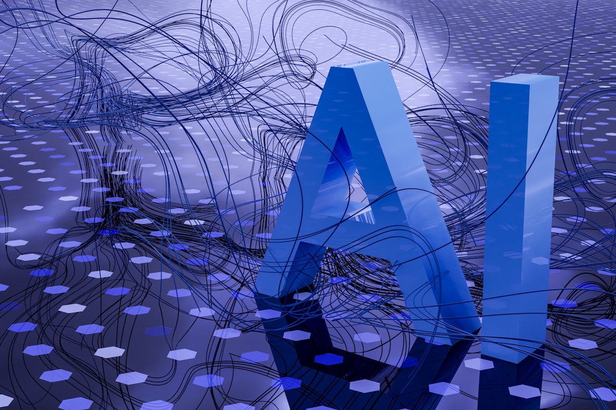 Futuristic AI digital brain concept - choosing between AI models for personal assistant